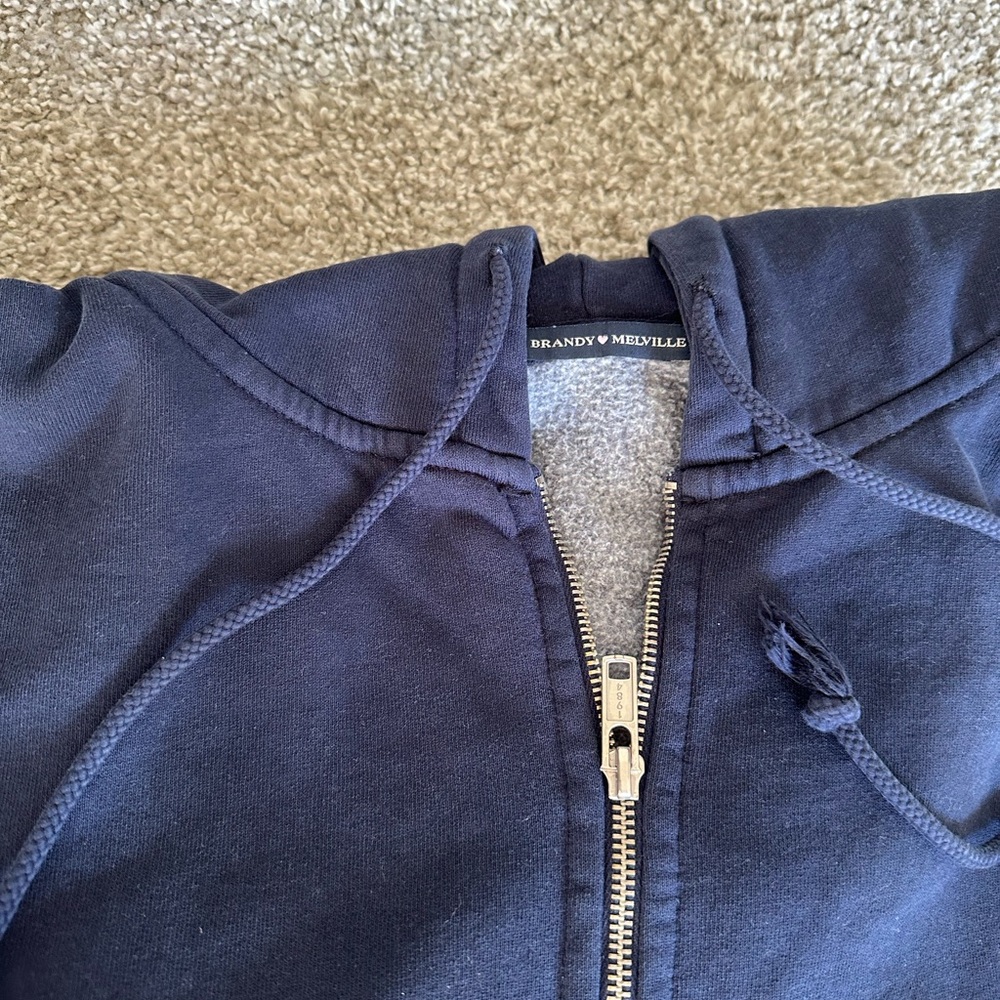Brandy Melville zip hoodie